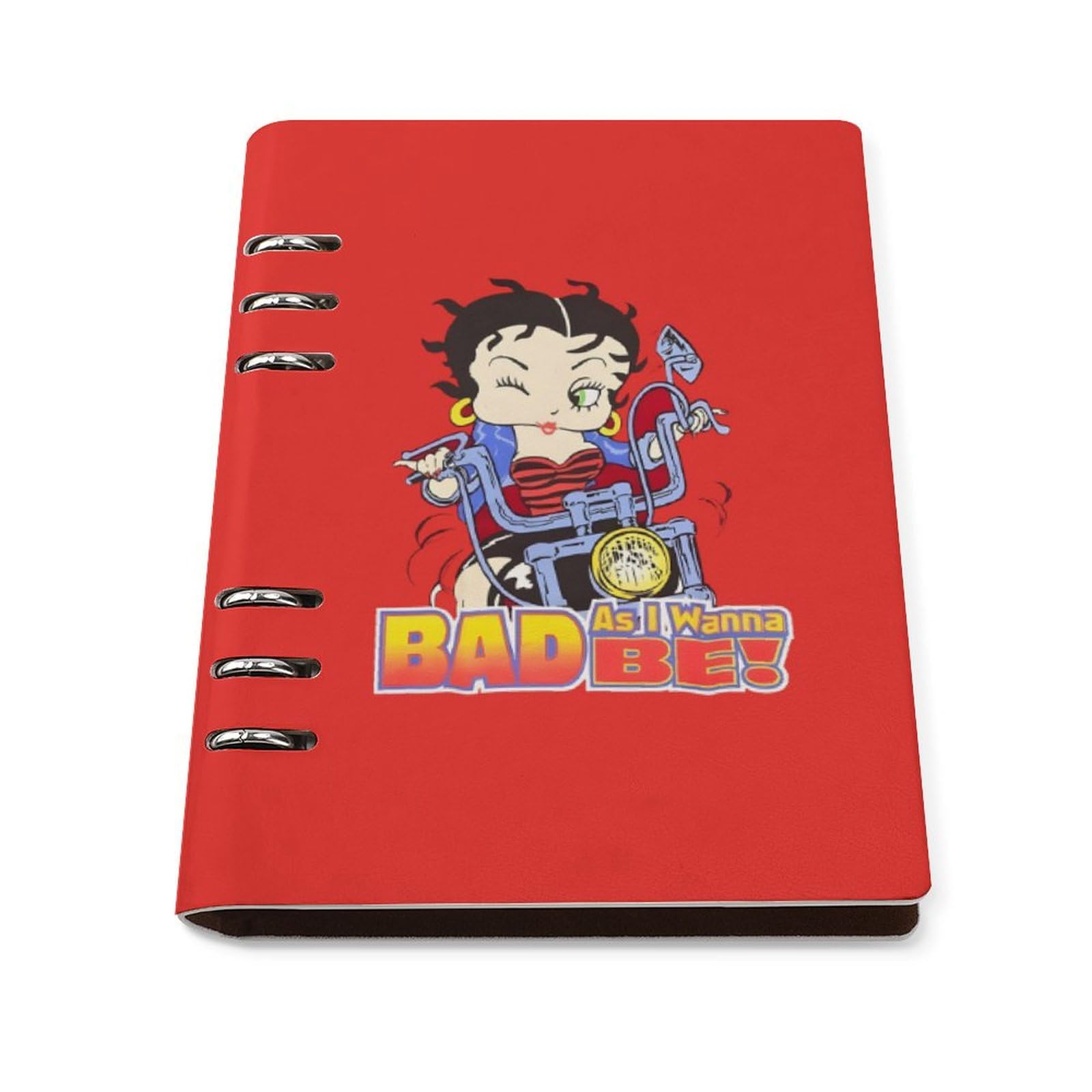 Amazon.co.jp: ベティちゃん システム手帳 PU ノートメモ帳 バインダー